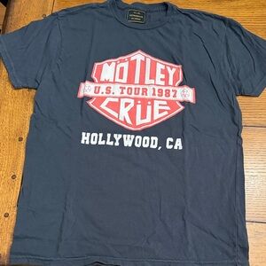 Motley Crue Black U.S. Tour 1987 T-Shirt